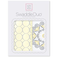 Набор пеленок SwaddleDesigns Swaddle Duo - YellowMod Medallion