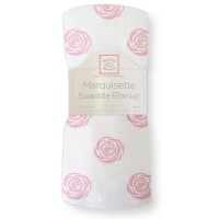 Пеленка детская тонкая SwaddleDesigns Маркизет Pink Rose