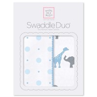Набор пеленок SwaddleDesigns Swaddle Duo - Blue Circus Fun
