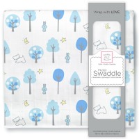 Муслиновая пеленка SwaddleDesigns Blue Forest (118х118 см)