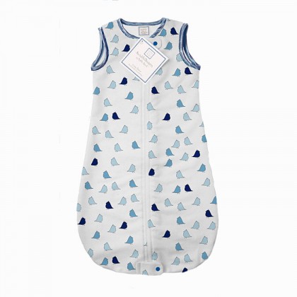 Фланелевый спальный мешок SwaddleDesigns zzZipMe 3-6M Flannel TB Lt Chickies
