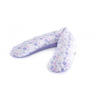 Подушка для беременных Theraline "Фиолетовые кружки" (190 см)