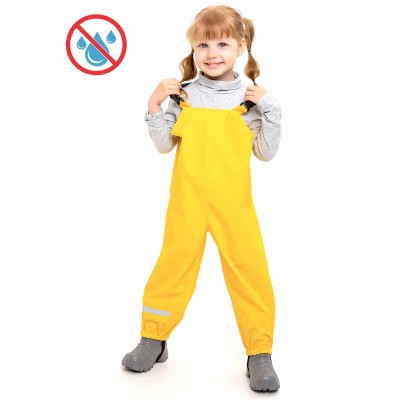 Непромокаемый полукомбинезон ТИМ, цвет желтый