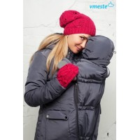 Слингокуртка зимняя 3 в 1 Vmeste, Серый графит