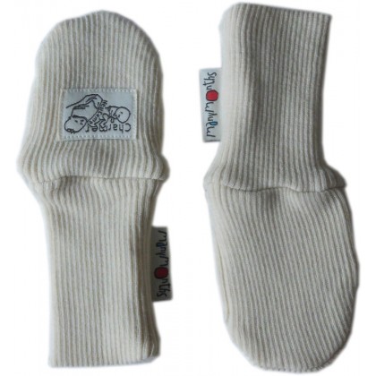 Рукавички двухслойные без пальца  ManyMonths Натуральные