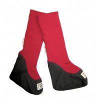 Высокие пинетки из шерстяного трикотажа ManyMonths Бордовые