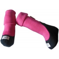 Высокие пинетки из шерстяного трикотажа ManyMonths Розовые