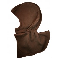 Шлемик из шерстяного трикотажа Коричневый ManyMonths