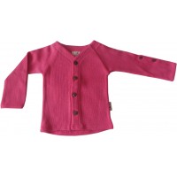 Кардиган из шерстяного трикотажа ManyMonths Розовый