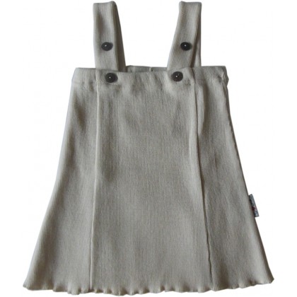 Сарафан из шерстяного трикотажа ManyMonths Натуральный