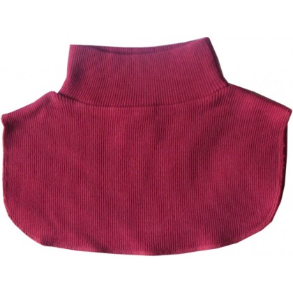 Манишка из шерстяного трикотажа ManyMonths Бордовая