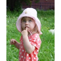 Панама ManyMonths Нежно-розовая (100% конопля)