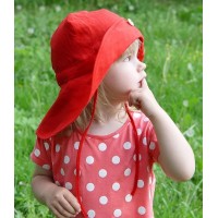 Панама ManyMonths Красная (100% конопля)