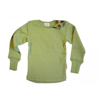 Кофта из шерстяного трикотажа Зеленая ManyMonths