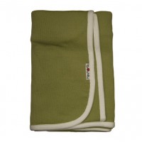 Одеяло детское шерстяное зеленое ManyMonths