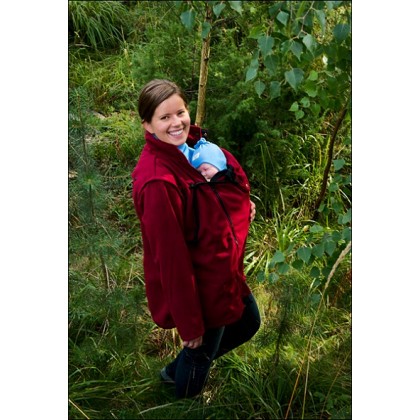 Слингокуртка-жилет MaM "Красный Сердолик"