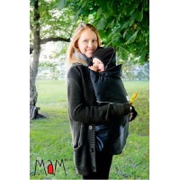 Двухстронняя накидка МаМ Deluxe Cover с шапочкой для малыша, цвет черный