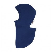 Шлемик из шерстяного трикотажа Синий ManyMonths