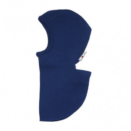 Шлемик из шерстяного трикотажа Синий ManyMonths