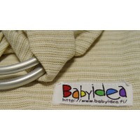 Слинг с кольцами Babyidea ECO Ring Sling  Натуральный в полоску
