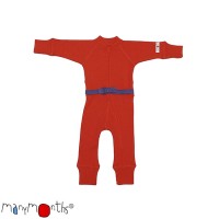 Термокомбинезон ManyMonths, шерсть мериноса, цвет красный