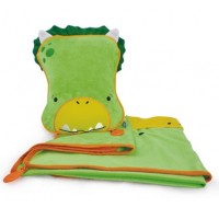 Подушка и плед Trunki Динозавр