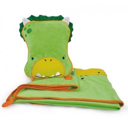 Подушка и плед Trunki Динозавр