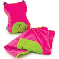 Подушка и плед Розовый Trunki