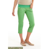 Брюки для беременных и родивших Mothers en Vogue Pencil Capri Зеленые