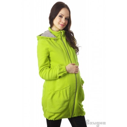 Слингокуртка флисовая Ехидна "ЛУТА", цвет салатовый