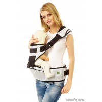 Хипсит со спинкой Серебро/черный Mum's Era