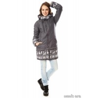 Слингокуртка зимняя  "ИНГРИД", цвет олени/графит