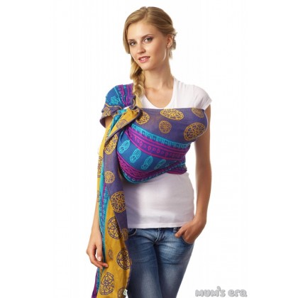 Слинг с кольцами "Ethnic BlueYellow" Mum's Era