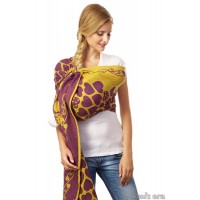 Слинг с кольцами "Loving Hearts Grape" Mum's Era