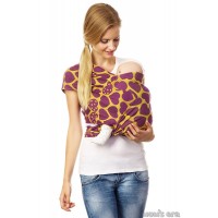 Май-слинг Loving Hearts Grape желтый/сиреневый Mum's Era