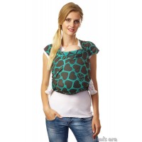 Май-слинг Loving Hearts Lagoon голубой/коричневый Mum's Era