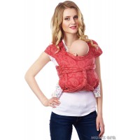 Май-слинг "Пейсли" коралл Mum's Era