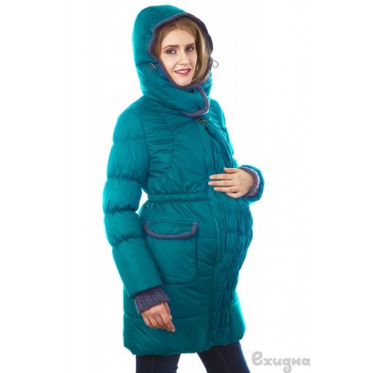 Слингокуртка зимняя "ГЕРДА" морская волна "Ехидна"