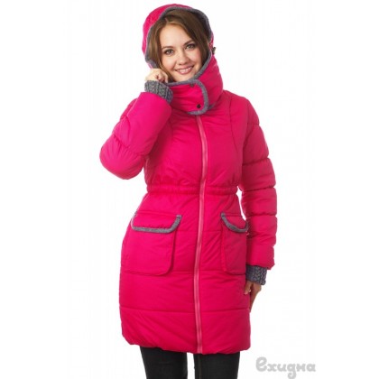 Слингокуртка зимняя "ГЕРДА" малина "Ехидна"