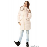 Слингокуртка зимняя Mum's Era "ГЕРДА", цвет бланж