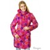 Слингокуртка зимняя "МОНРЕАЛЬ" Сиреневая-круги "Ехидна"
