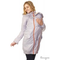 Слингокуртка демисезонная Ехидна "Глорис" Сер/оранж