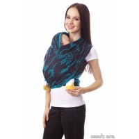 Слинг-шарф Mum's Era "Ловец снов", цвет бирюза