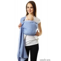 Слинг с кольцами  Mum's Era "ДИАМАНТ", цвет ниагара