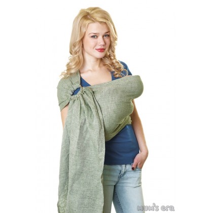 Слинг с кольцами саржевый "Оливковый" Mum's Era