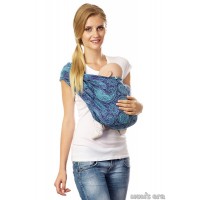 Слинг-карман Mum's Era Paisley Blueberry, цвет фиолетовый