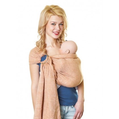 Слинг с кольцами саржевый "Терракот" Mum's Era