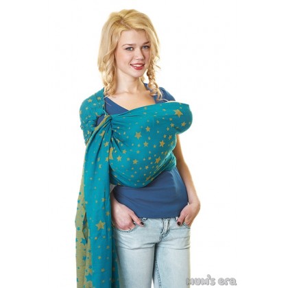 Слинг с кольцами "Звездное небо" Петроль Mum's Era