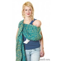 Слинг с кольцами "Пейсли" Петроль Mum's Era