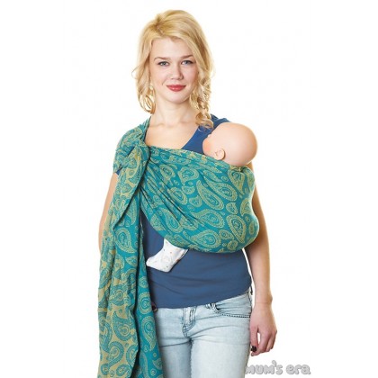 Слинг с кольцами "Пейсли" Петроль Mum's Era